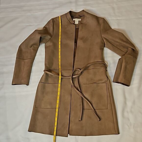 H & M Tan long Jacket size 0 - Picture 11 of 11